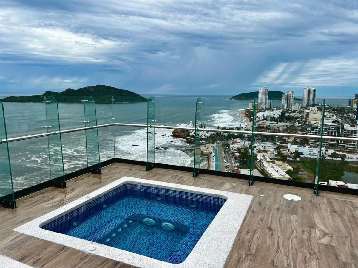 Catania Malecon 1101 Vista Panoramica Al Mar Apartment Mazatlan Bagian luar foto